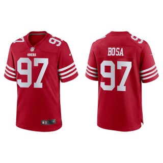 Nick Bosa 49ers Men's Game Scarlet Jersey