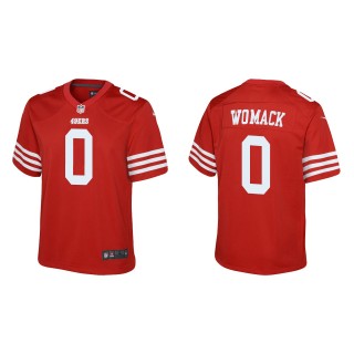 Youth Samuel Womack 49ers Scarlet Game Jersey