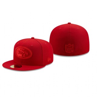 San Francisco 49ers Scarlet Color Pack 59FIFTY Fitted Hat