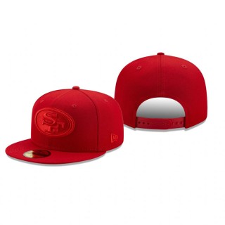 San Francisco 49ers Scarlet Color Pack 9FIFTY Snapback Hat