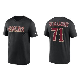 Trent Williams 49ers Men's Wordmark Legend Black T-Shirt