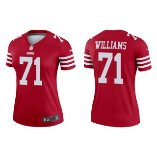 Women's 49ers Trent Williams Legend Scarlet Jersey