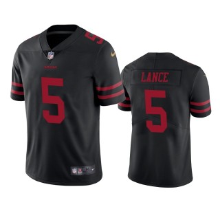 San Francisco 49ers Trey Lance Black 2021 NFL Draft Vapor Limited Jersey