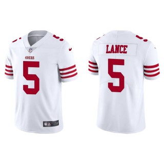 Trey Lance 49ers Men's Vapor Limited White Jersey