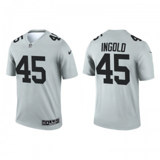 Alec Ingold Silver 2021 Inverted Legend Raiders Jersey
