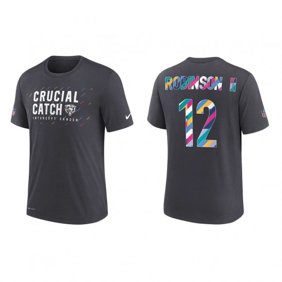 Allen Robinson II Chicago Bears Nike Charcoal 2021 NFL Crucial Catch Performance T-Shirt