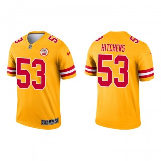 Anthony Hitchens Yellow 2021 Inverted Legend Chiefs Jersey