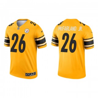Anthony McFarland Jr. Gold 2021 Inverted Legend Steelers Jersey