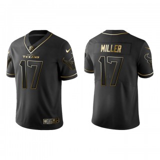 Anthony Miller Black Golden Edition Texans Jersey