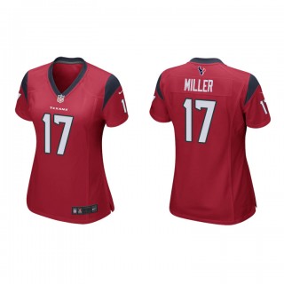Anthony Miller Red Game Texans Women's Jersey