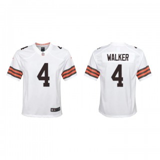 Anthony Walker White Game Browns Youth Jersey