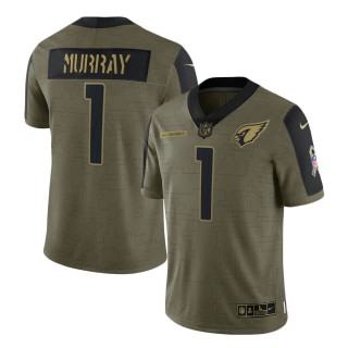 2021 Salute To Service Cardinals Kyler Murray Olive Limited Player Jersey