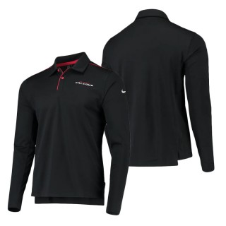Atlanta Falcons Nike Black Sideline Team Issue UV Long Sleeve Performance Polo