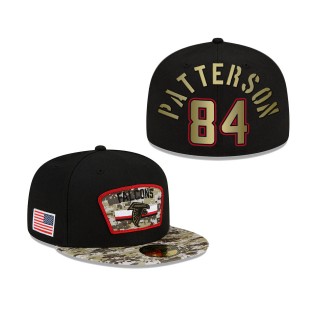 Men's Cordarrelle Patterson Atlanta Falcons Black Camo 2021 Salute To Service 59FIFTY Fitted Hat