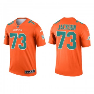 Austin Jackson Orange 2021 Inverted Legend Dolphins Jersey