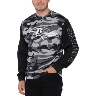 Baltimore Ravens FOCO Black Camo Long Sleeve T-Shirt