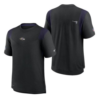 Baltimore Ravens Nike Black Sideline Player UV Performance T-Shirt