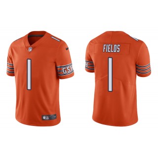 Men's Justin Fields Chicago Bears Orange 2021 NFL Draft Jersey