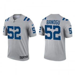 Ben Banogu Gray 2021 Inverted Legend Colts Jersey