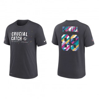 Brandon Powell Miami Dolphins Nike Charcoal 2021 NFL Crucial Catch Performance T-Shirt