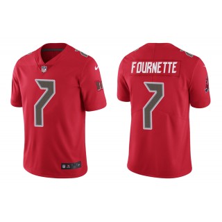 Men's Leonard Fournette Tampa Bay Buccaneers Red Color Rush Limited Jersey
