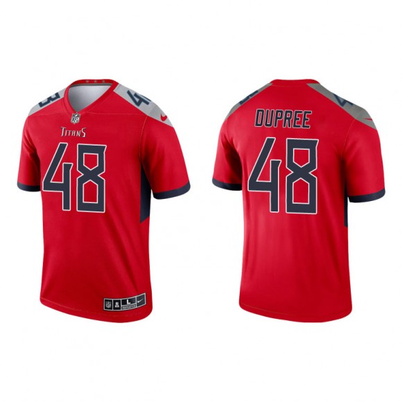 Bud Dupree Red 2021 Inverted Legend Titans Jersey