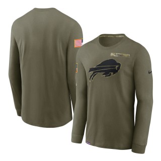 2021 Salute To Service Bills Olive Performance Long Sleeve T-Shirt