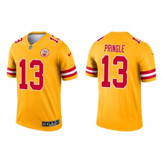 Byron Pringle Yellow 2021 Inverted Legend Chiefs Jersey