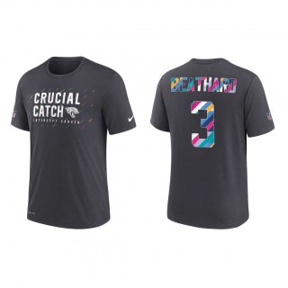C.J. Beathard Jacksonville Jaguars Nike Charcoal 2021 NFL Crucial Catch Performance T-Shirt