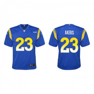 Cam Akers Royal Game Rams Youth Jersey
