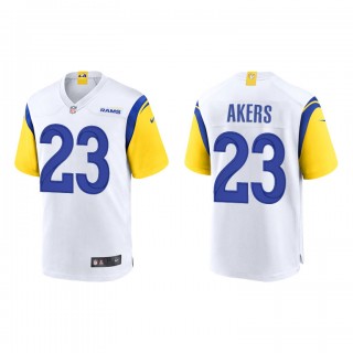 Cam Akers White Alternate Game Rams Jersey