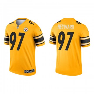 Cameron Heyward Gold 2021 Inverted Legend Steelers Jersey