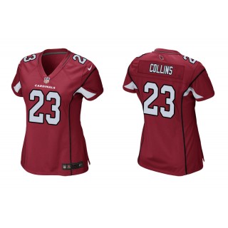 Women's Zaven Collins Arizona Cardinals Cardinal 2021 NFL Draft Jersey