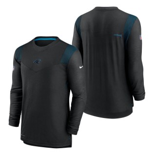 Carolina Panthers Nike Black Sideline Player UV Performance Long Sleeve T-Shirt