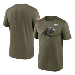 2021 Salute To Service Panthers Olive Legend Performance T-Shirt