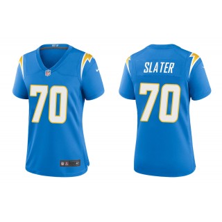 Women's Rashawn Slater Los Angeles Chargers Powder Blue 2021 NFL Draft Jersey