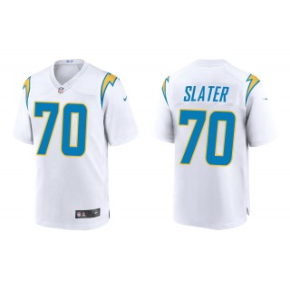 Men's Rashawn Slater Los Angeles Chargers White 2021 NFL Draft Jersey