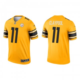 Chase Claypool Gold 2021 Inverted Legend Steelers Jersey