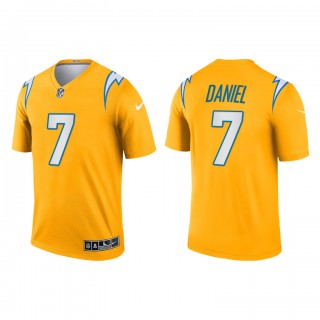 Chase Daniel Gold 2021 Inverted Legend Chargers Jersey
