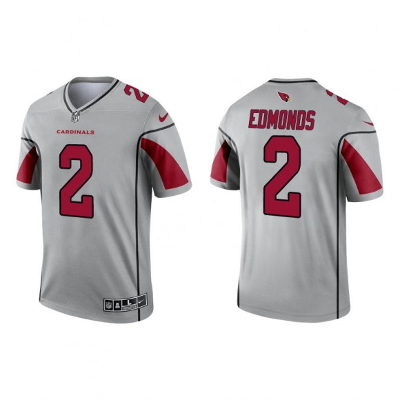 Chase Edmonds Silver 2021 Inverted Legend Cardinals Jersey