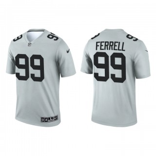Clelin Ferrell Silver 2021 Inverted Legend Raiders Jersey