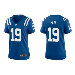 Women's Kwity Paye Indianapolis Colts Royal 2021 NFL Draft Jersey