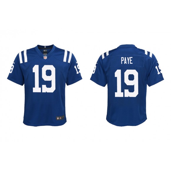Youth Kwity Paye Indianapolis Colts Royal 2021 NFL Draft Jersey