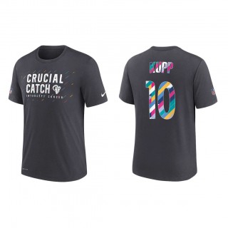 Cooper Kupp Los Angeles Rams Nike Charcoal 2021 NFL Crucial Catch Performance T-Shirt