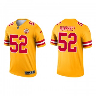 Creed Humphrey Yellow 2021 Inverted Legend Chiefs Jersey