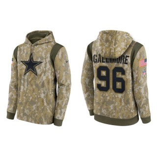Men's Neville Gallimore Dallas Cowboys Camo 2021 Salute To Service Therma Hoodie