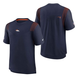Denver Broncos Nike Navy Sideline Player UV Performance T-Shirt