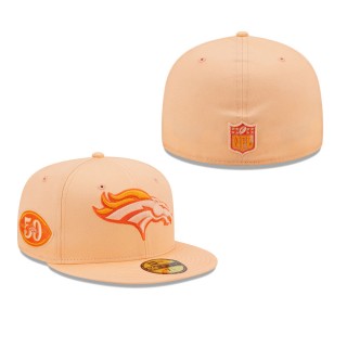 Denver Broncos Orange The Pastels 59FIFTY Hat