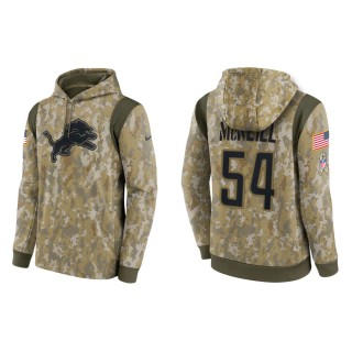 Men's Alim McNeill Detroit Lions Camo 2021 Salute To Service Therma Hoodie
