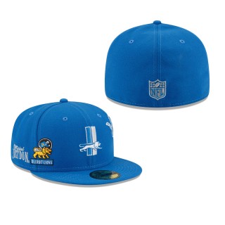 Detroit Lions Blue Just Don 59FIFTY Hat